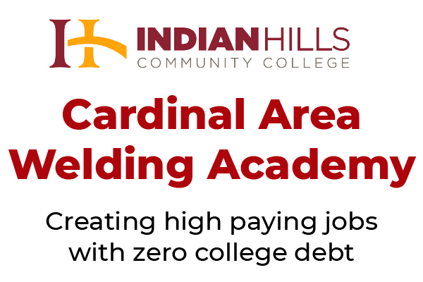 Cardinal Area Welding Academy - creating high paying jobs with zero college debt