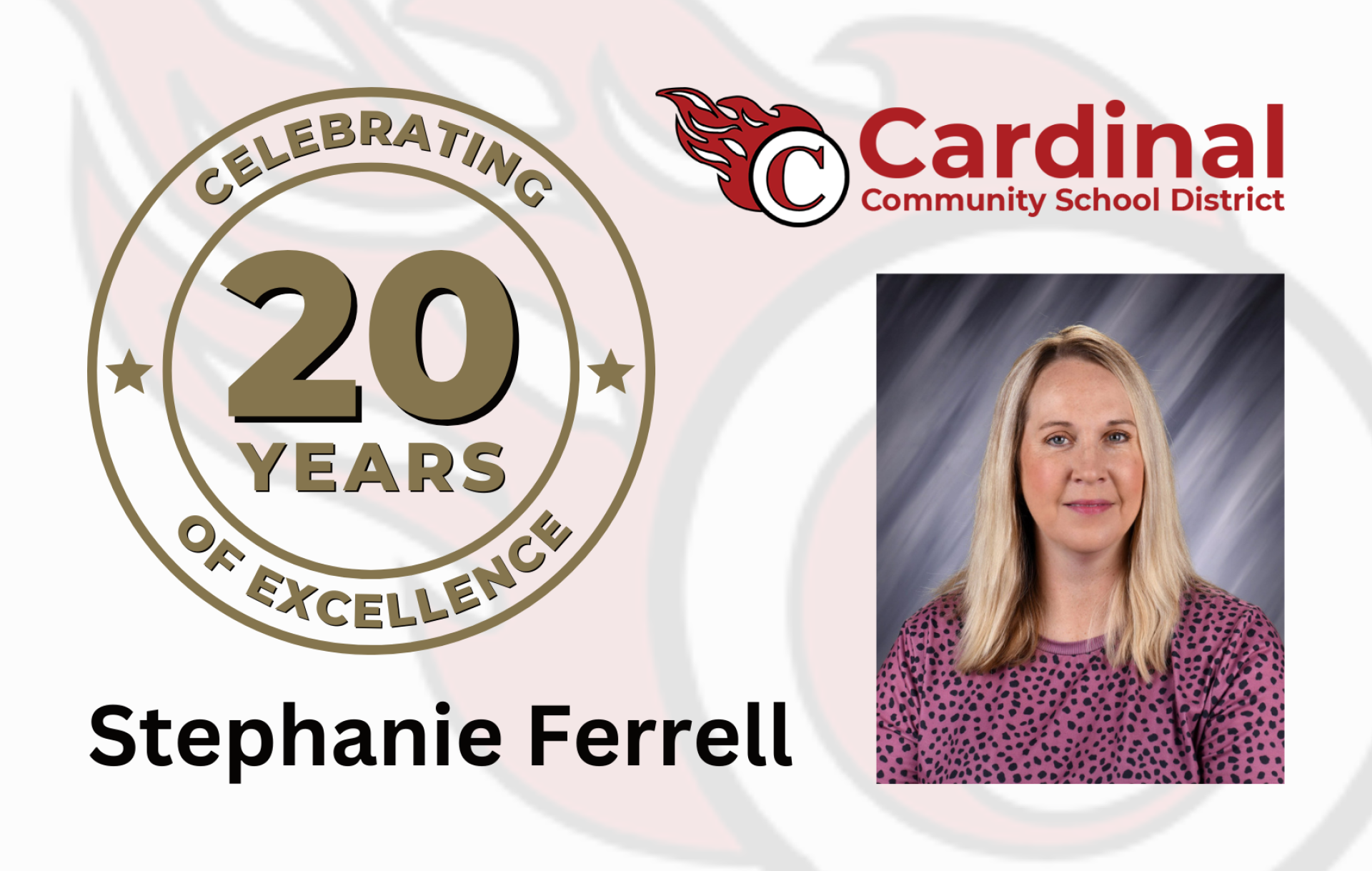 20 Years of Excellence - Stephanie Ferrell